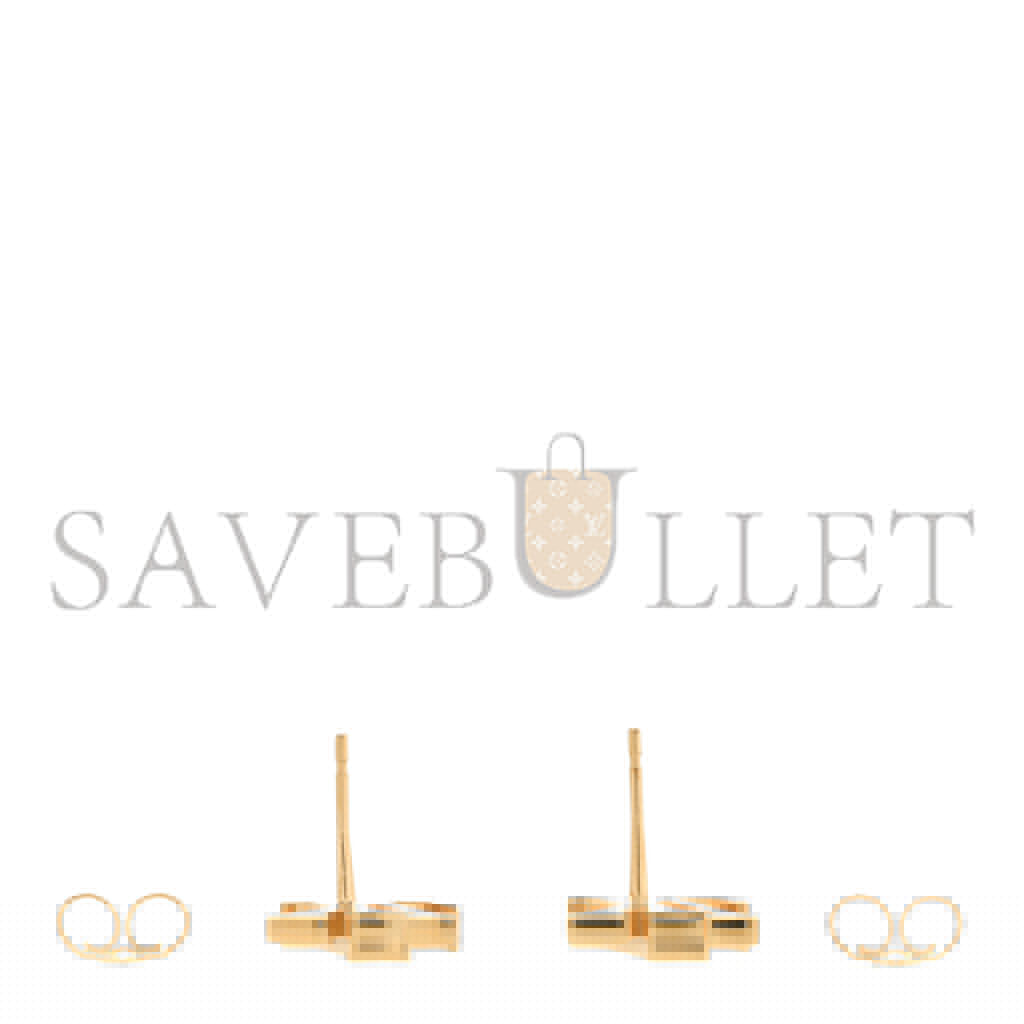 l**is V*t*n metal enamel lv iconic earrings m01135